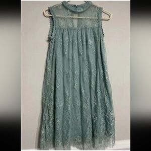 Lace Green Dress Small